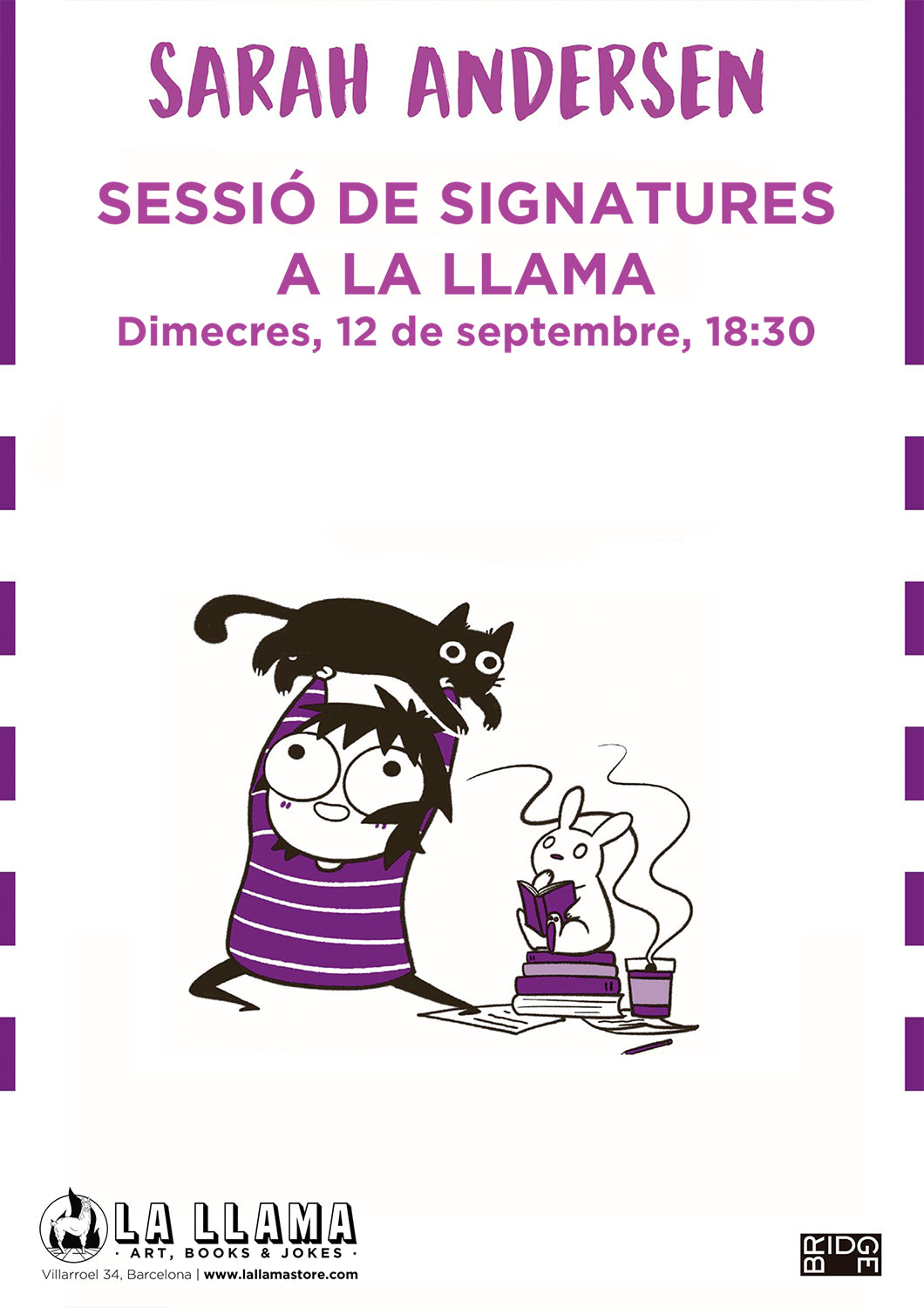 Sarah Andersen: sesión de firmas en La Llama