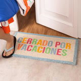 Felpudo "Cerrado por vacaciones"