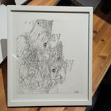 DANI BUCH | "2day is a perfect day 2die" (original enmarcado)