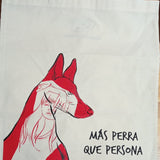 Tote bag "Más perra que persona" X BEWAREOFTHEOWNER