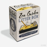 Jardín zen arenero de gatos