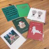 Postal Navidad " Good news, you're both still on my Christmas card"