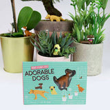 Set de 4 Perros adorables para maceta