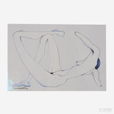 LAMASQWERTY | Print A4 "Mujer azul"
