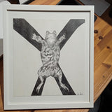 DANI BUCH | "Sapo X" (original enmarcado)