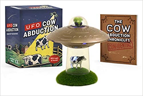 UFO Cow Abduction. Beam up your bovine
