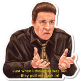 Pegatina vinilo X AMBAR DEL MORAL