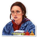 Pegatina vinilo X AMBAR DEL MORAL