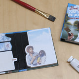 Postits 'The joy of painting' (Bob Ross)