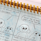 NIALL BREEN X JUMBO PRESS | Dog & Frog's Comic Sketchbook