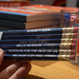 Kit 6 Lápices con frases de Seinfeld