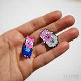 2 pins de los cerditos de boda de Los Simpsons