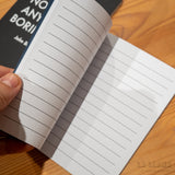 Libreta pequeña "I Will Not Make Any More Boring Art" John Baldessari