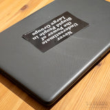 Pegatina vinilo "Never underestimate the power of" X EPHEMERA