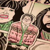 Print A3 "What we do in the shadow" X LA LLAMA STORE & NÚRIA JUST