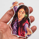 Pegatina vinilo X AMBAR DEL MORAL