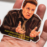 Pegatina vinilo X AMBAR DEL MORAL