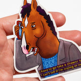 Pegatina vinilo X AMBAR DEL MORAL