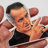 Pegatina vinilo X AMBAR DEL MORAL