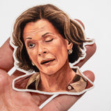 Pegatina vinilo X AMBAR DEL MORAL