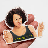 Pegatina vinilo X AMBAR DEL MORAL