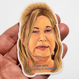 Pegatina vinilo X AMBAR DEL MORAL