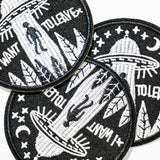 Parche "I want to leave"