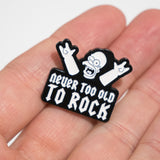 Pin "Never too old to rock"