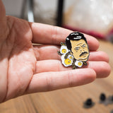Pin de Ron Swanson con huevos y beicon