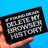 Parche "If found dead: Delete my browser History"