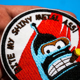 Parche "Bite my shiny metal ass!" Bender