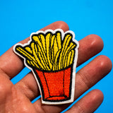 Parche cartón de papas fritas