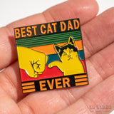 Pin "Best cat dad ever"