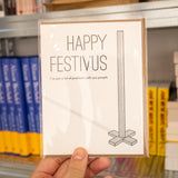 Postal "Happy festivus"