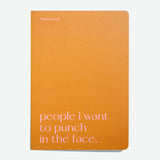 Libreta "People I want to punch in the face"