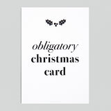 Postal "Obligatory christmas card"
