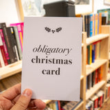 Postal "Obligatory christmas card"