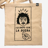 Tote bag "Cuidado con la dueña" X BEWAREOFTHEOWNER