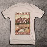 Camiseta Paisaje "Twin Peaks - Washington" Vintage