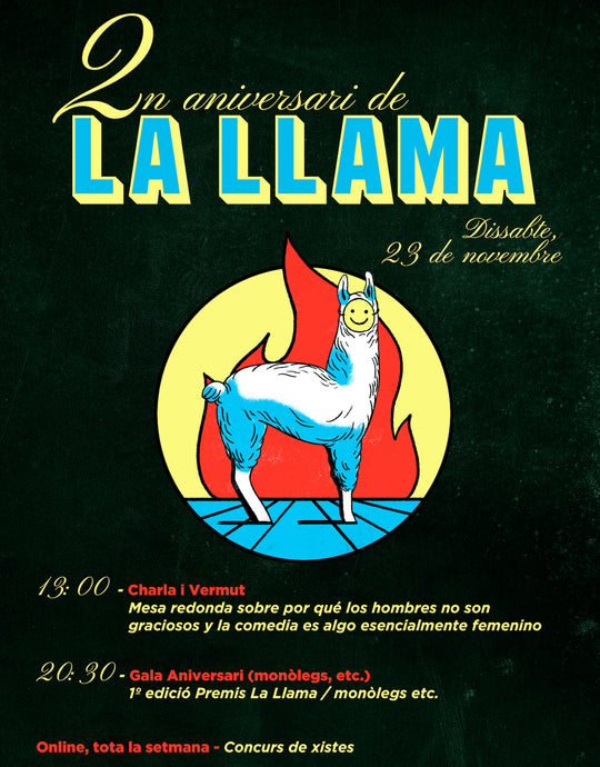 2º aniversario de La Llama: charla, show y chistes