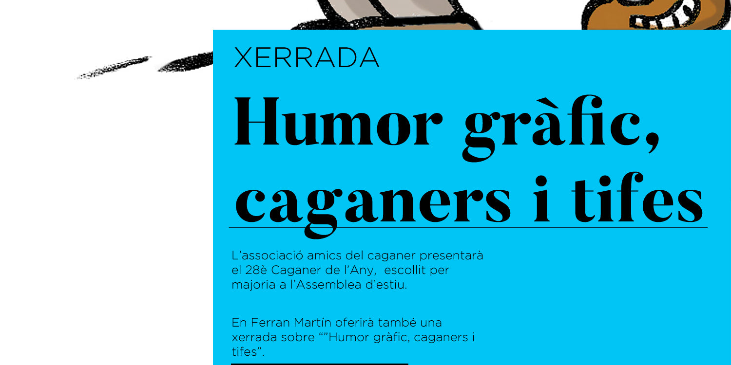 Xerrada sobre humor gràfic i caganers