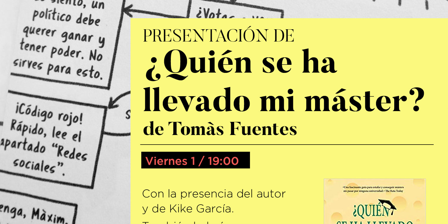 Presentación de “¿Quién se ha llevado mi máster?”