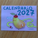 Calendario 2027 con las frutas y verduras de temporada X LAMASQWERTY