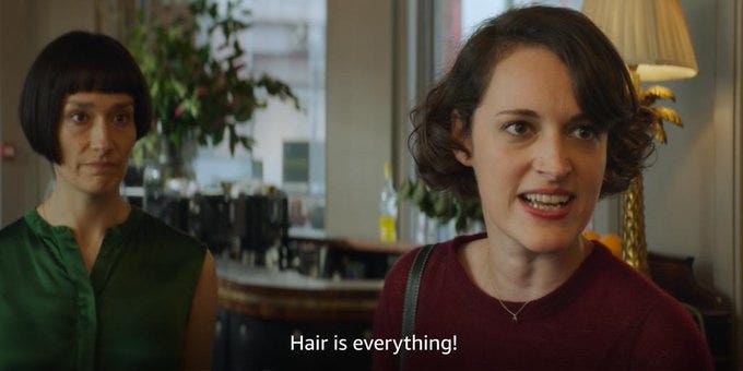 Pin Fleabag "Hair is Everything"
