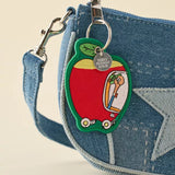 Llavero de tela "Manzana" X Richard Scarry