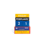 Calendario pequeño manual vintage