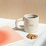 Taza Art, Books & Coffee: Círculo rojo