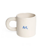 Taza Art, Books & Coffee: Cuadrado azul