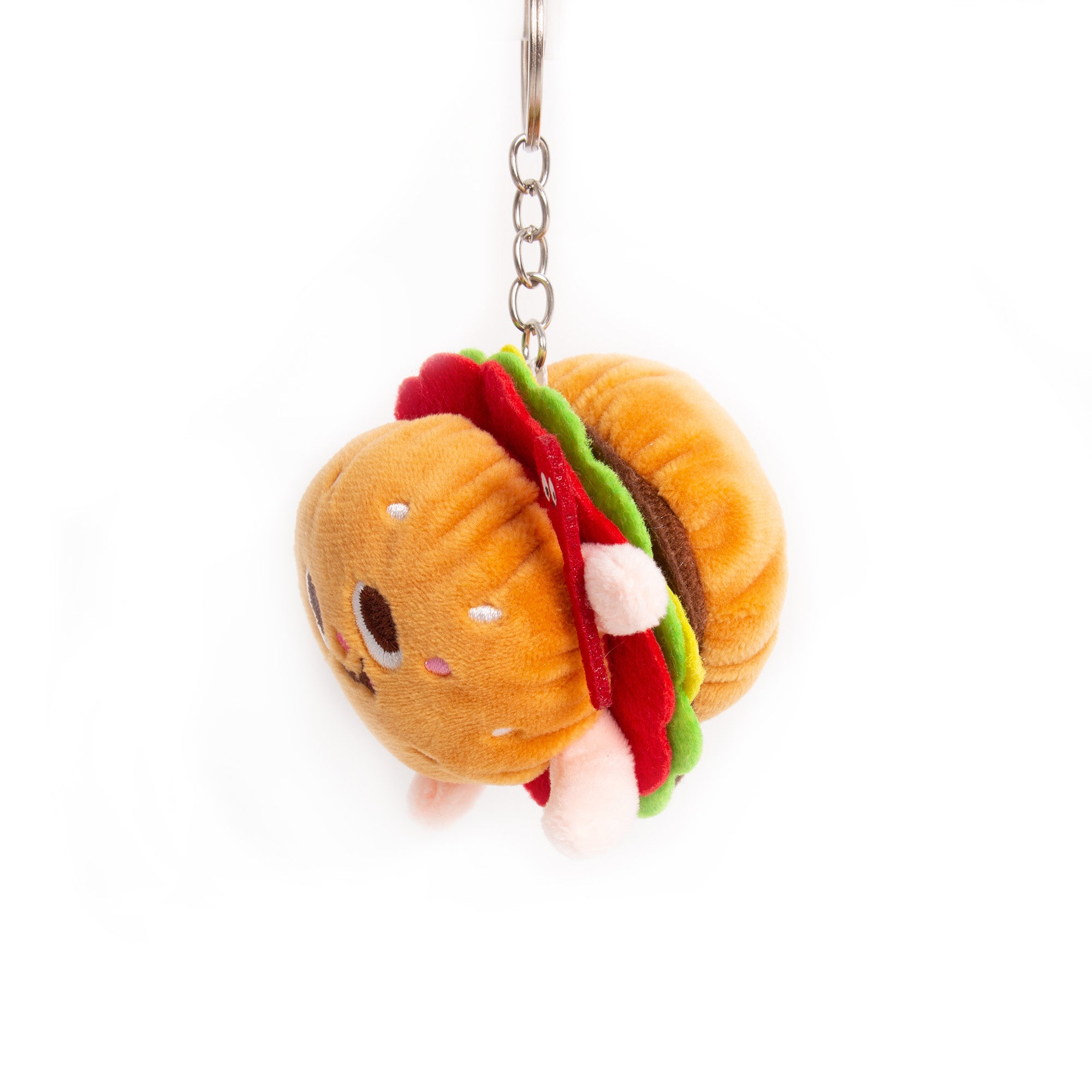 Llavero peluche hamburguesa