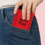 Libreta mini "Top Secret Plans"